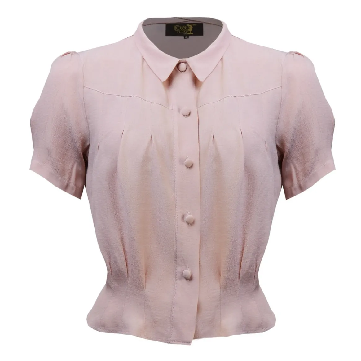 1930's Blouse - Blush Pink