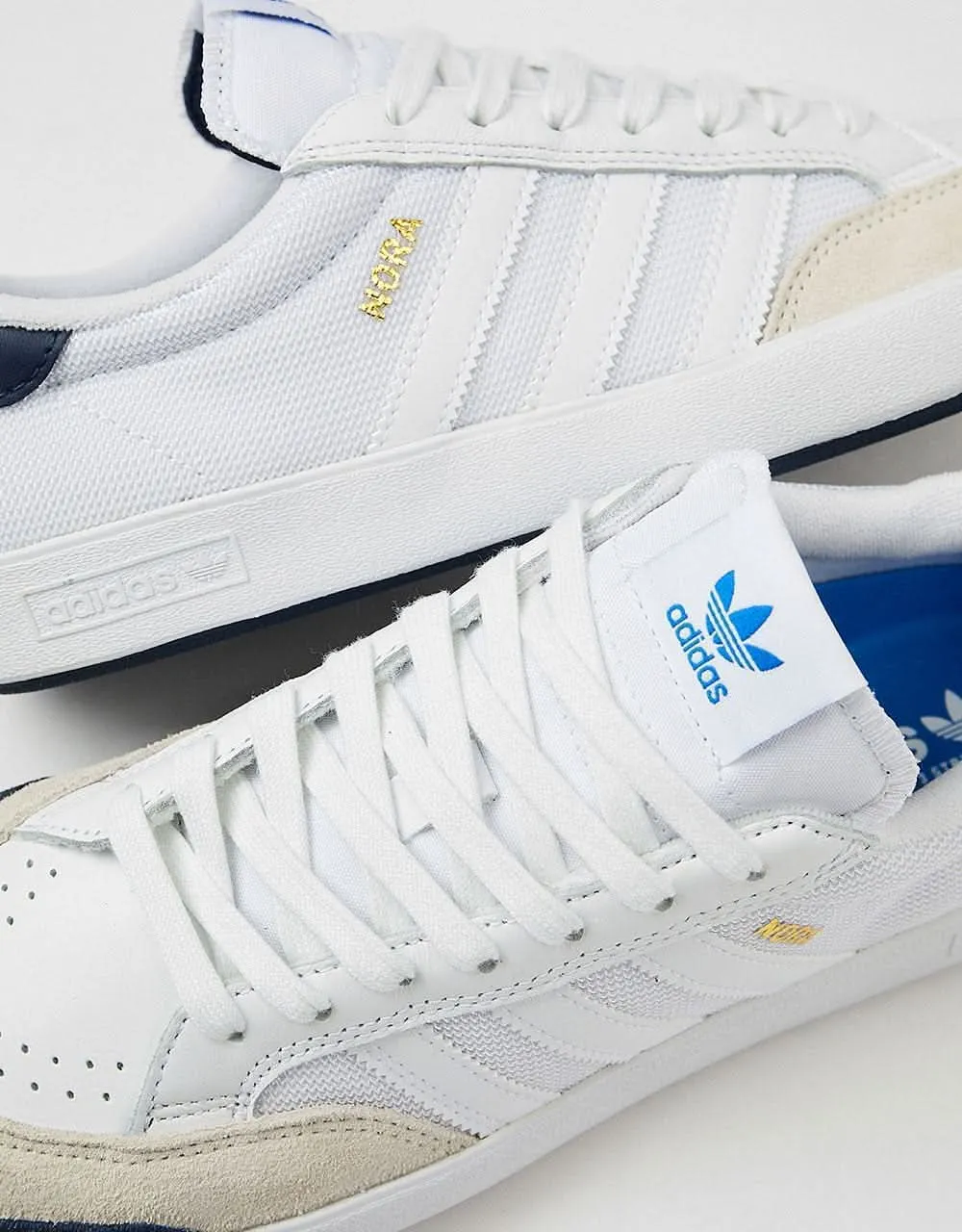 adidas Nora Skate Shoes - White/Chalk White/Collegiate Navy