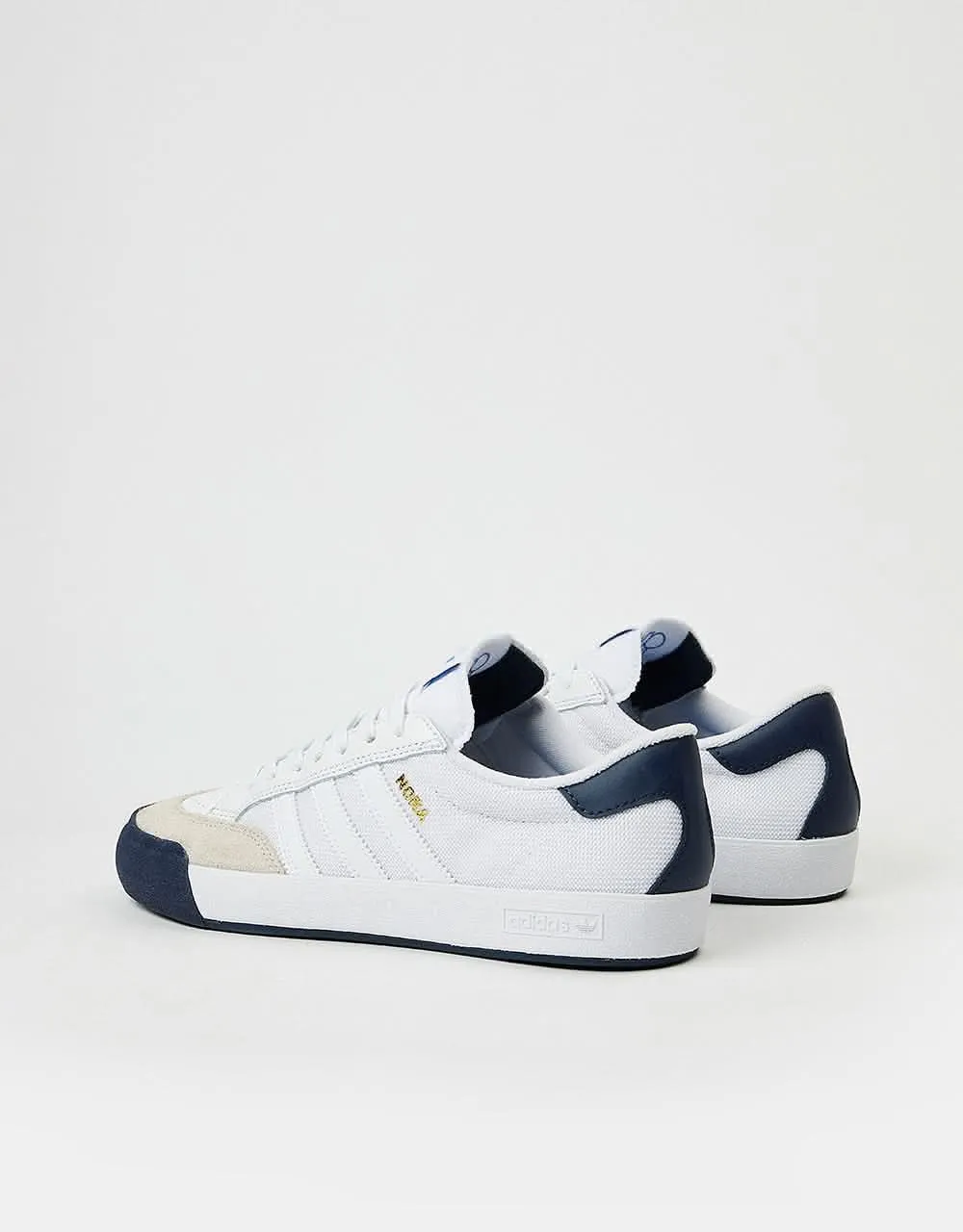 adidas Nora Skate Shoes - White/Chalk White/Collegiate Navy