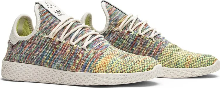 Adidas Pharrell x Tennis Hu Primeknit 'Multi-Color 2.0' Sneakers, Multicolor