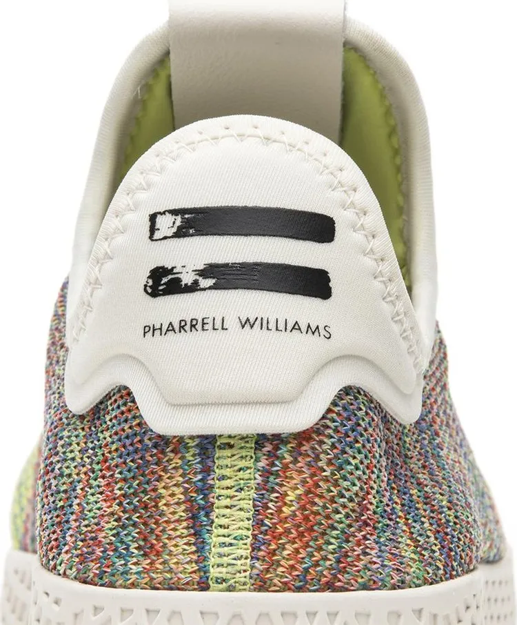 Adidas Pharrell x Tennis Hu Primeknit 'Multi-Color 2.0' Sneakers, Multicolor