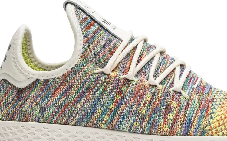 Adidas Pharrell x Tennis Hu Primeknit 'Multi-Color 2.0' Sneakers, Multicolor