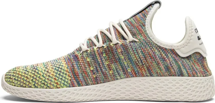 Adidas Pharrell x Tennis Hu Primeknit 'Multi-Color 2.0' Sneakers, Multicolor