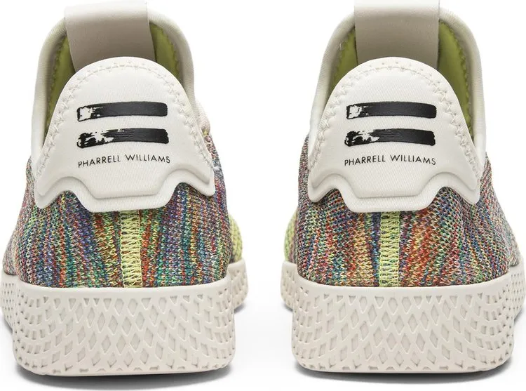 Adidas Pharrell x Tennis Hu Primeknit 'Multi-Color 2.0' Sneakers, Multicolor