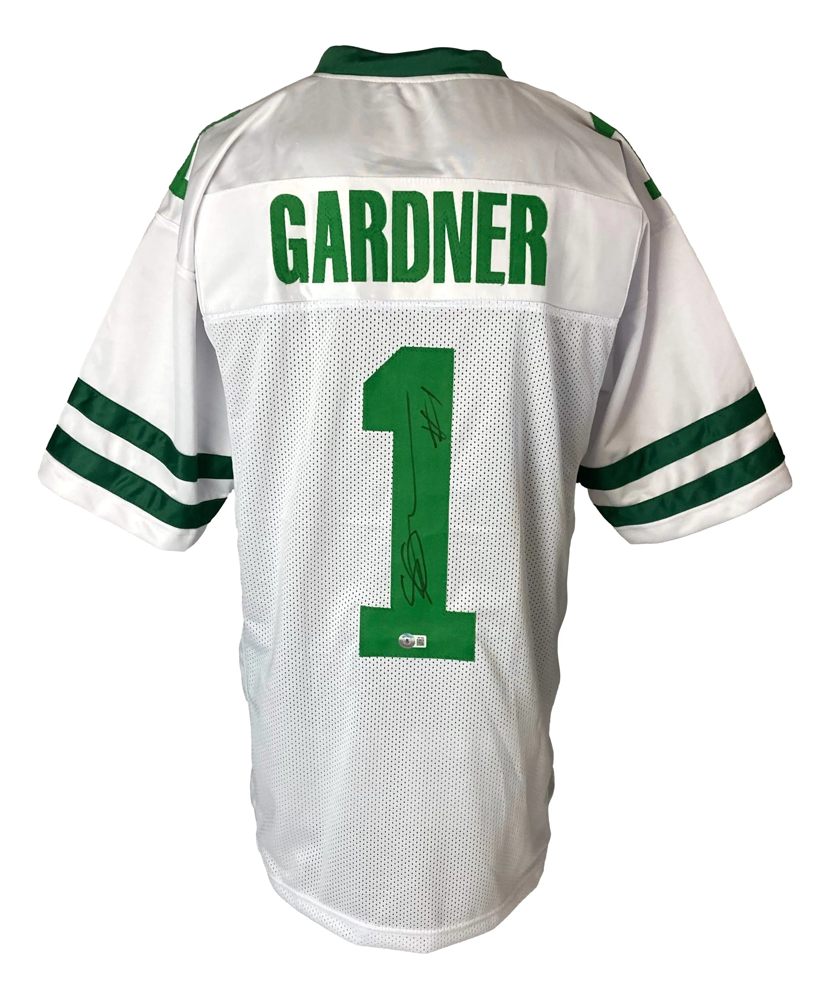 Ahmad Sauce Gardner New York Signed White Football Jersey BAS