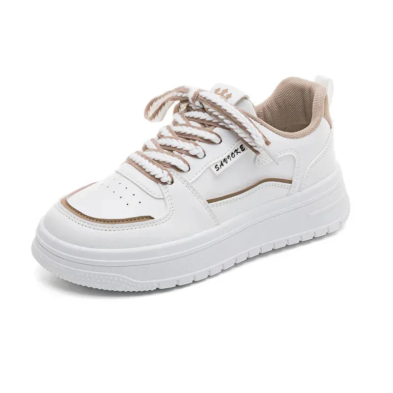 Aiertu Designer Platform Running Sneakers Women Tennis Shoes Woman Walking Chunky Sneakers White Casual Slip on Vulcanized Shoes