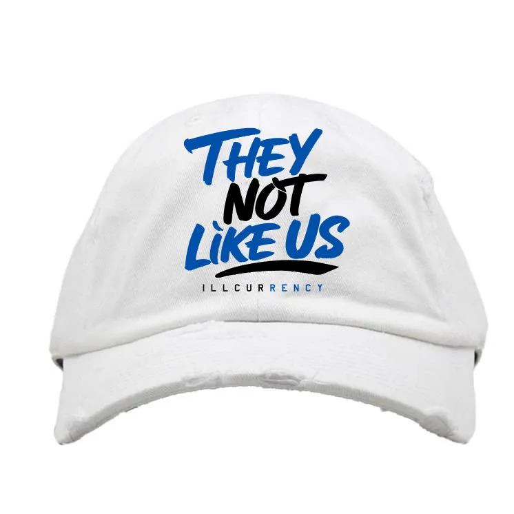 Air Jordan 1 Low OG Game Royal White Hat (They not like us)| illcurrency