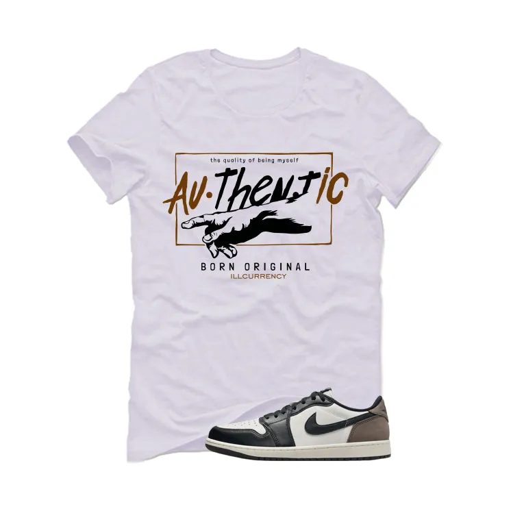 Air Jordan 1 Low OG Mocha White T-Shirt (Authentic)| illcurrency