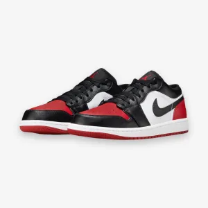 AIR JORDAN 1 LOW White Black Varsity Red 553558-161