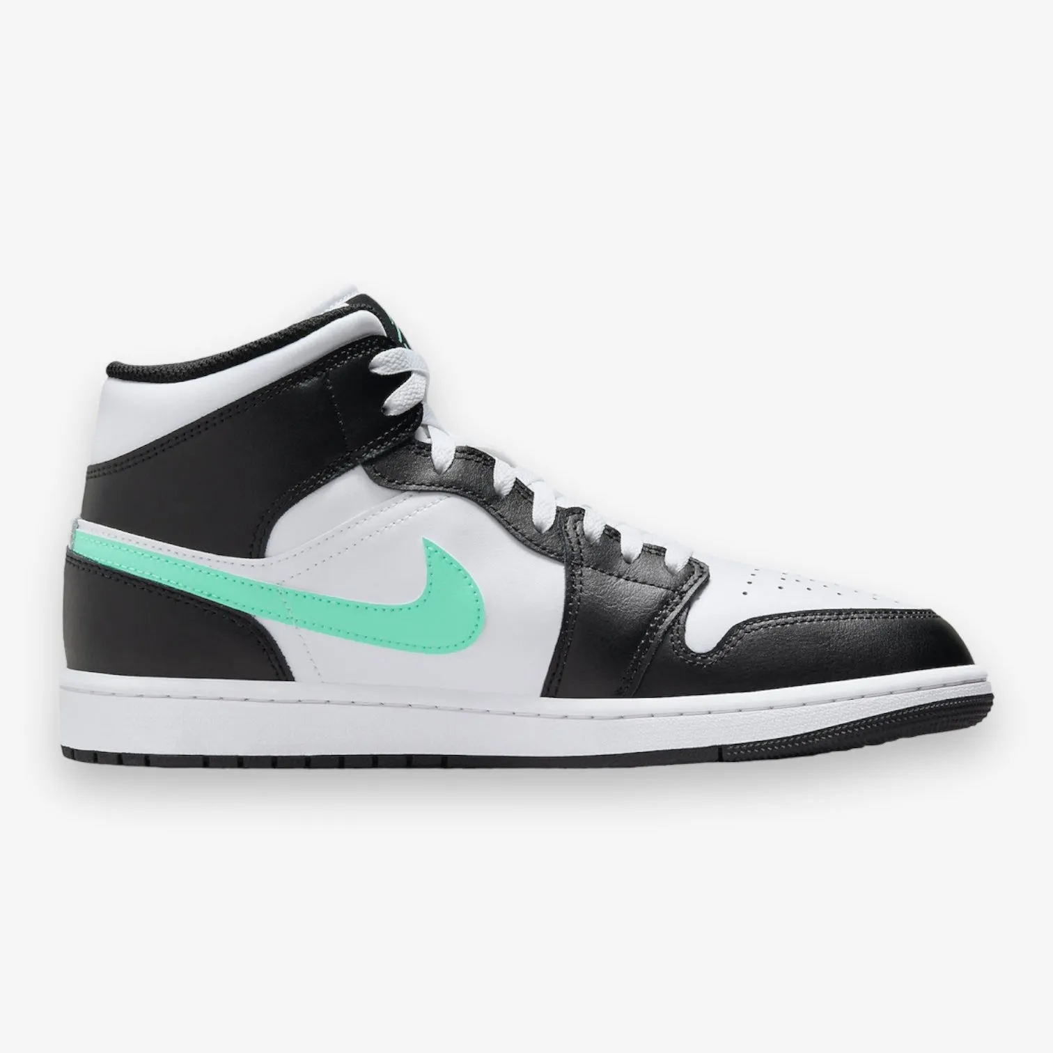 Air Jordan 1 Mid white green glow black DQ8426-103