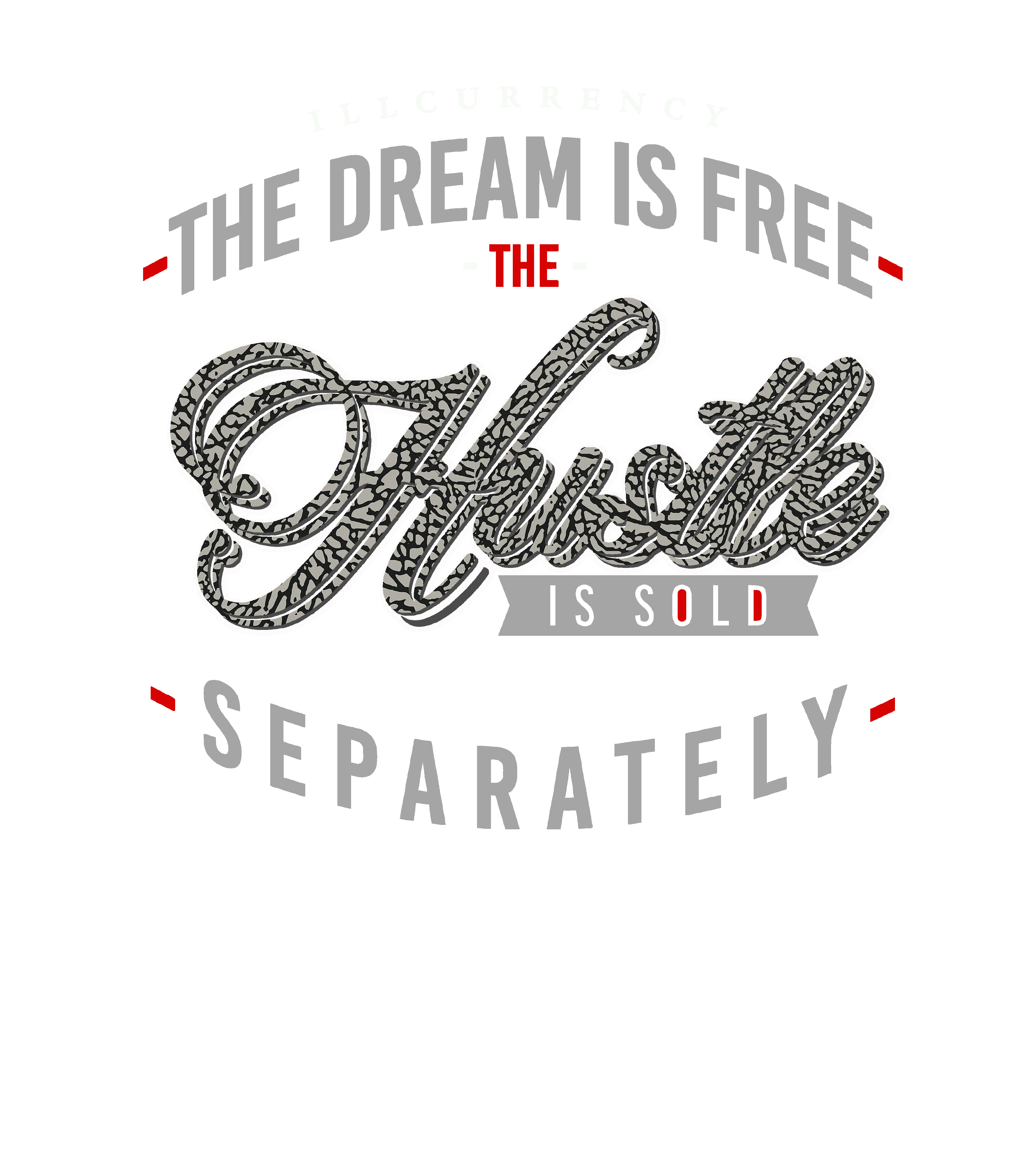 Air Jordan 3 Black Cement Black T-Shirt (The dream is free)| illcurrency