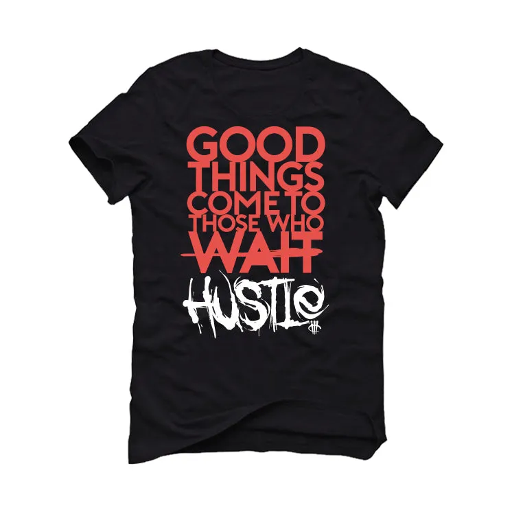 Air Jordan 4 “Infrared” Black T-Shirt (Good Things)