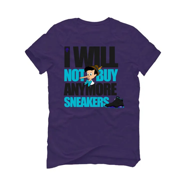 Air Jordan 6 Retro Aqua - Purple T-Shirt (I WILL NOT BUY ANYMORE SNEAKERS)