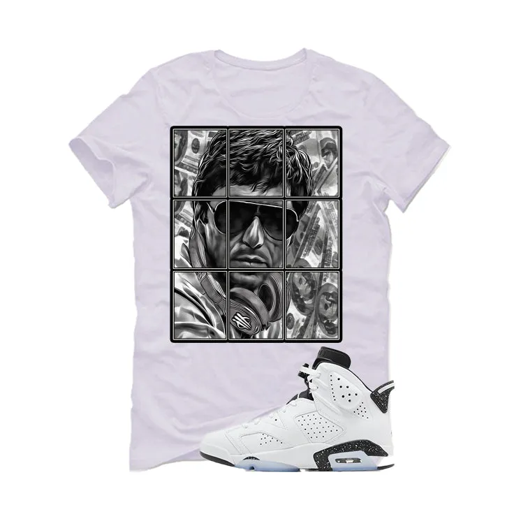 Air Jordan 6 Reverse Oreo White T-Shirt (PACINO)| illcurrency