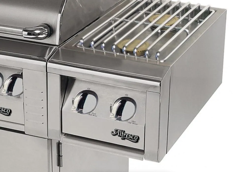 Alfresco 14-Inch in Stainless Steel with Double Side Burner for Cart Mount - Natural Gas