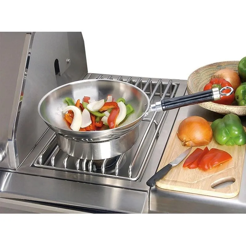 Alfresco 14-Inch in Stainless Steel with Double Side Burner for Cart Mount - Natural Gas