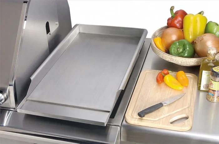 Alfresco 3/16-Inch in Stainless Steel Plate Griddle for Side Burners