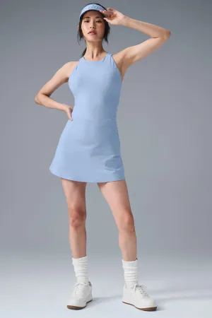 Alosoft Backspin Dress - Seashell Blue