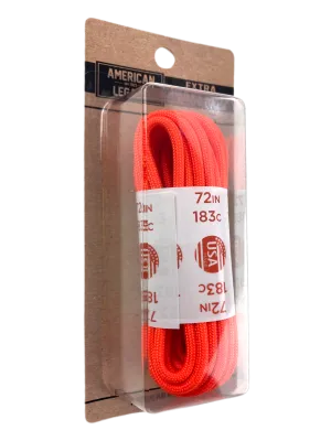 American Legacy ® Extra Heavy Duty 550 Paracord Laces | Safety Orange