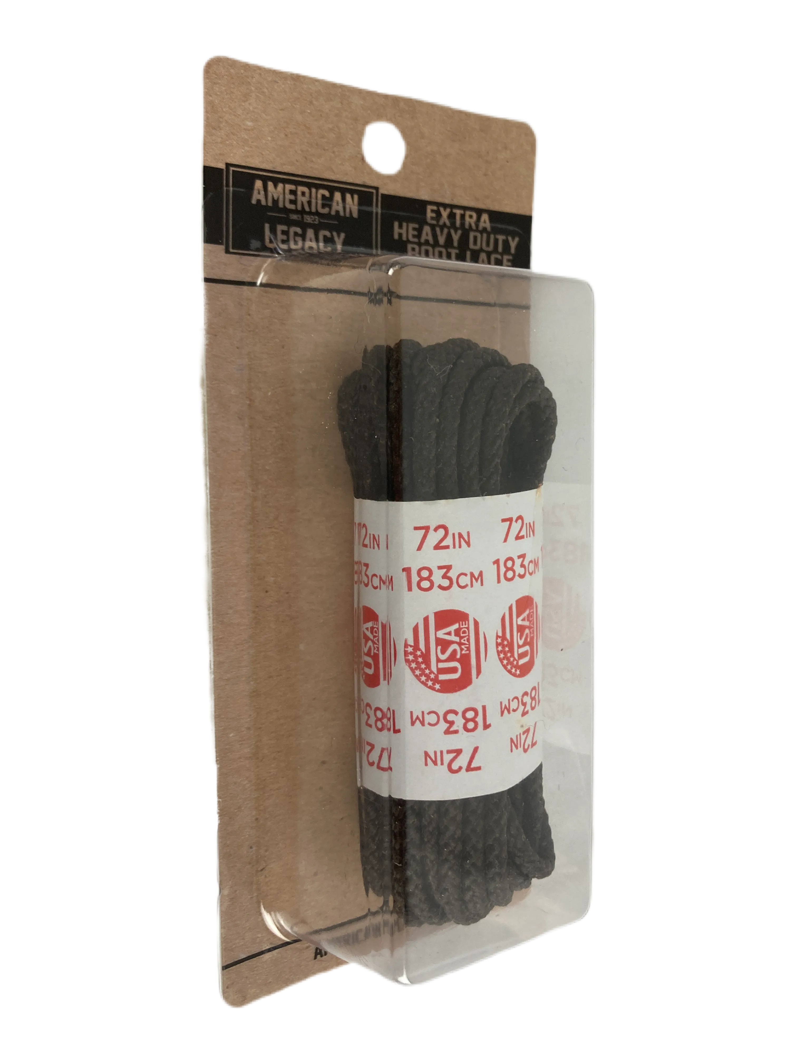 American Legacy ® Extra Heavy Duty Boot Laces | Brown Waxed