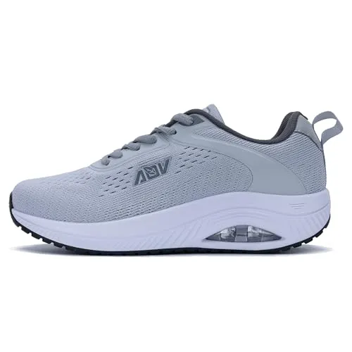 B BEASUR Womens Walking Shoes with Arch Support Orthotic Sneakers Plantar Fasciitis Fashion Athletic Tennis Shoes Darkgrey US 10.5