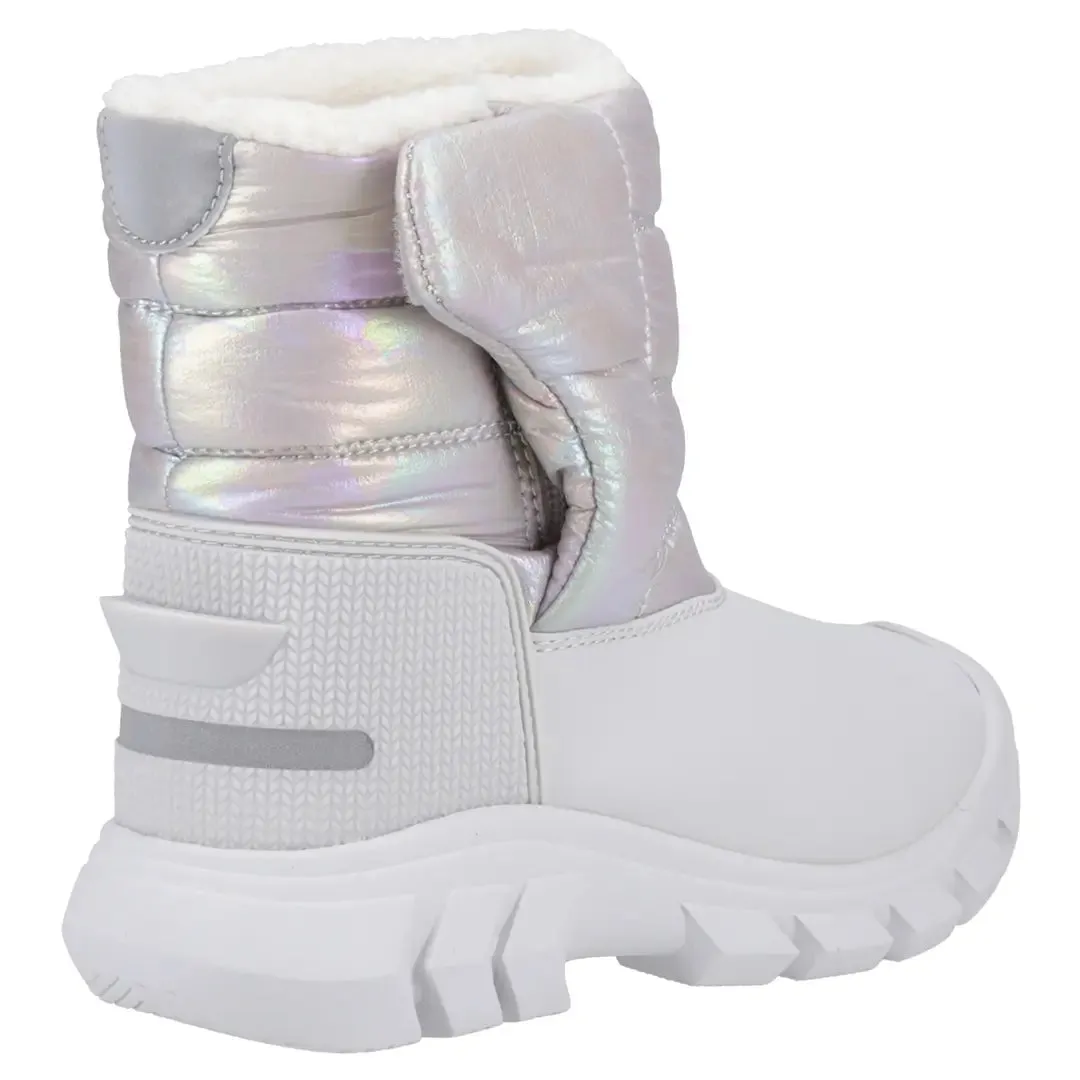 Big Kids Intrepid Snow Boot - Patter Grey/Rainbow by Hunter