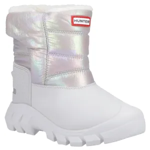 Big Kids Intrepid Snow Boot - Patter Grey/Rainbow by Hunter