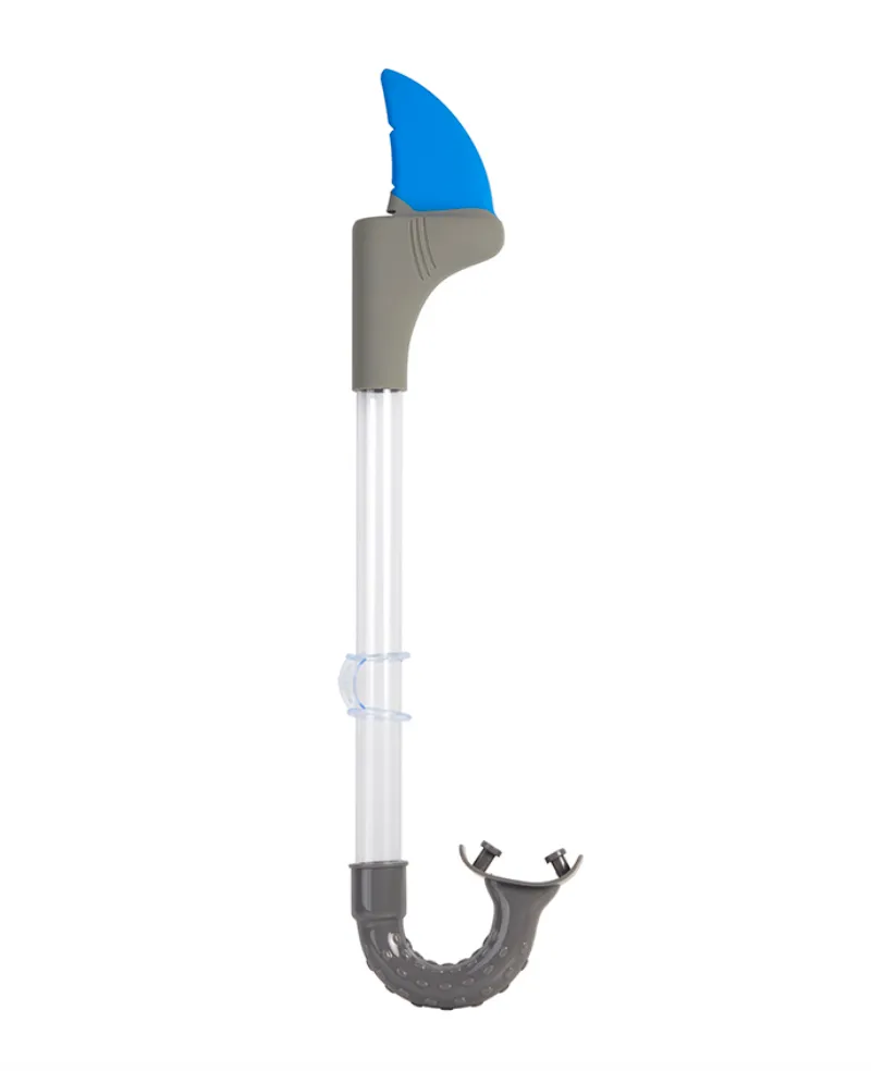 Bling2o Shark Snorkel - Misty Blue/Grey