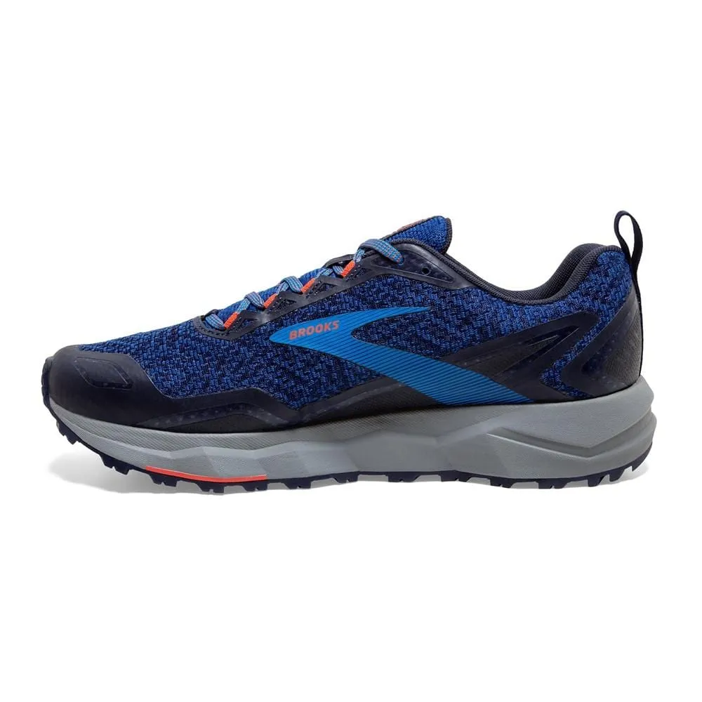 Brooks Divide (Men's) - Blue/Navy/Cherry Tomato