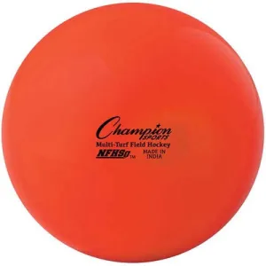 Champion Sports NFHS Multi-Turf Field Hockey Balls Orange