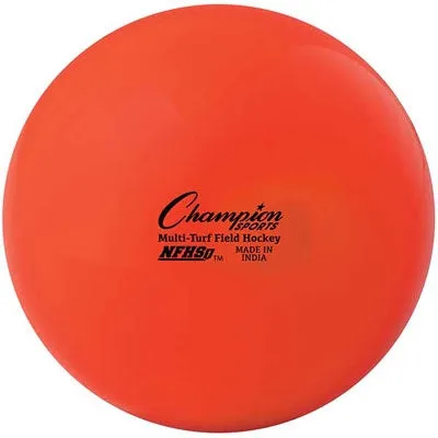 Champion Sports NFHS Multi-Turf Field Hockey Balls Orange