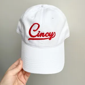 Cincy Embroidered Adult Baseball Hat