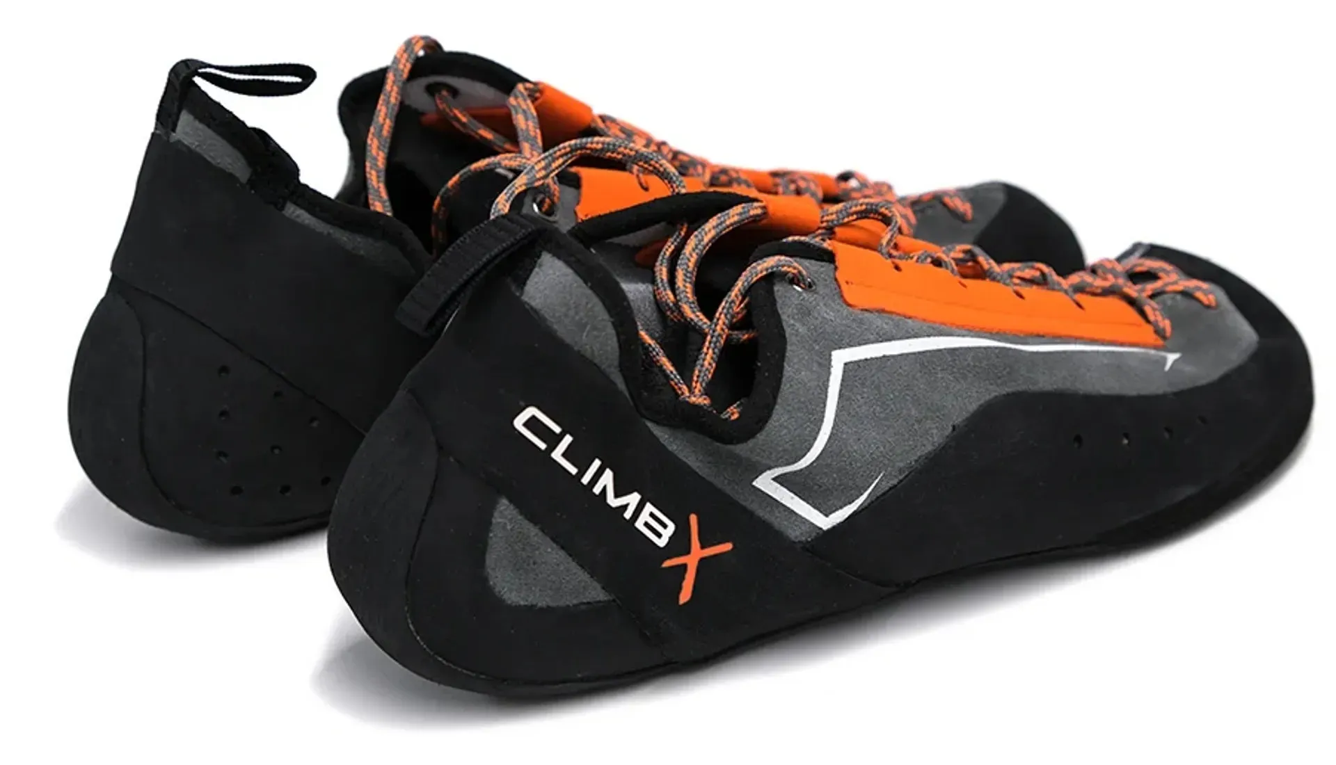 ClimbX Crush Lace Climbing Shoes - Grey/Orange