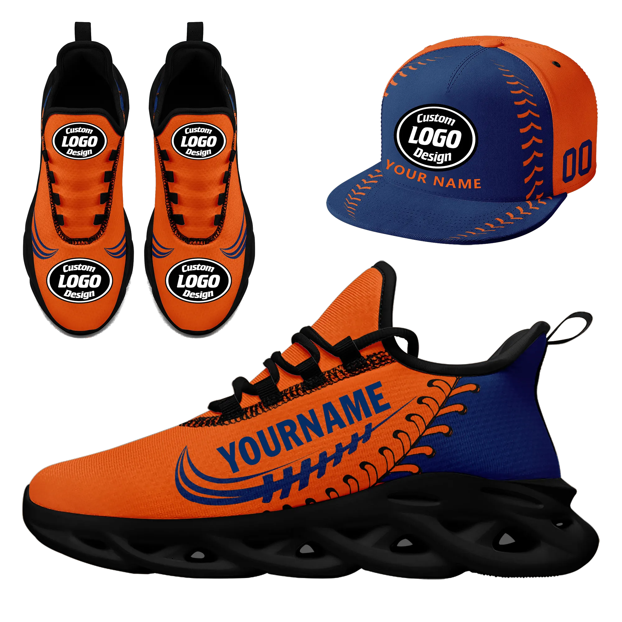 Custom MaxSoul Shoes and Hat Combo Personalized JH-bd0b00ea-a