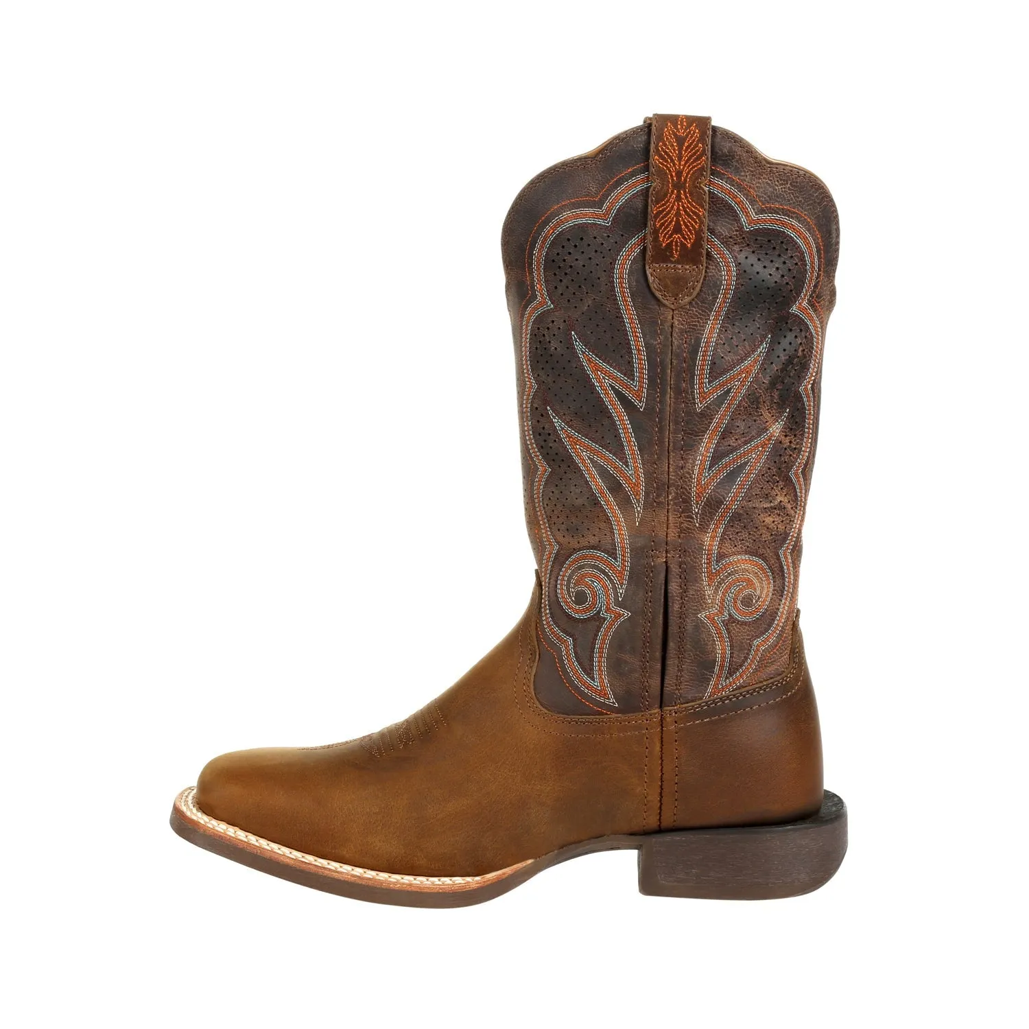 Durango Mens Cognac Leather Rebel Pro Ventilated Cowboy Boots