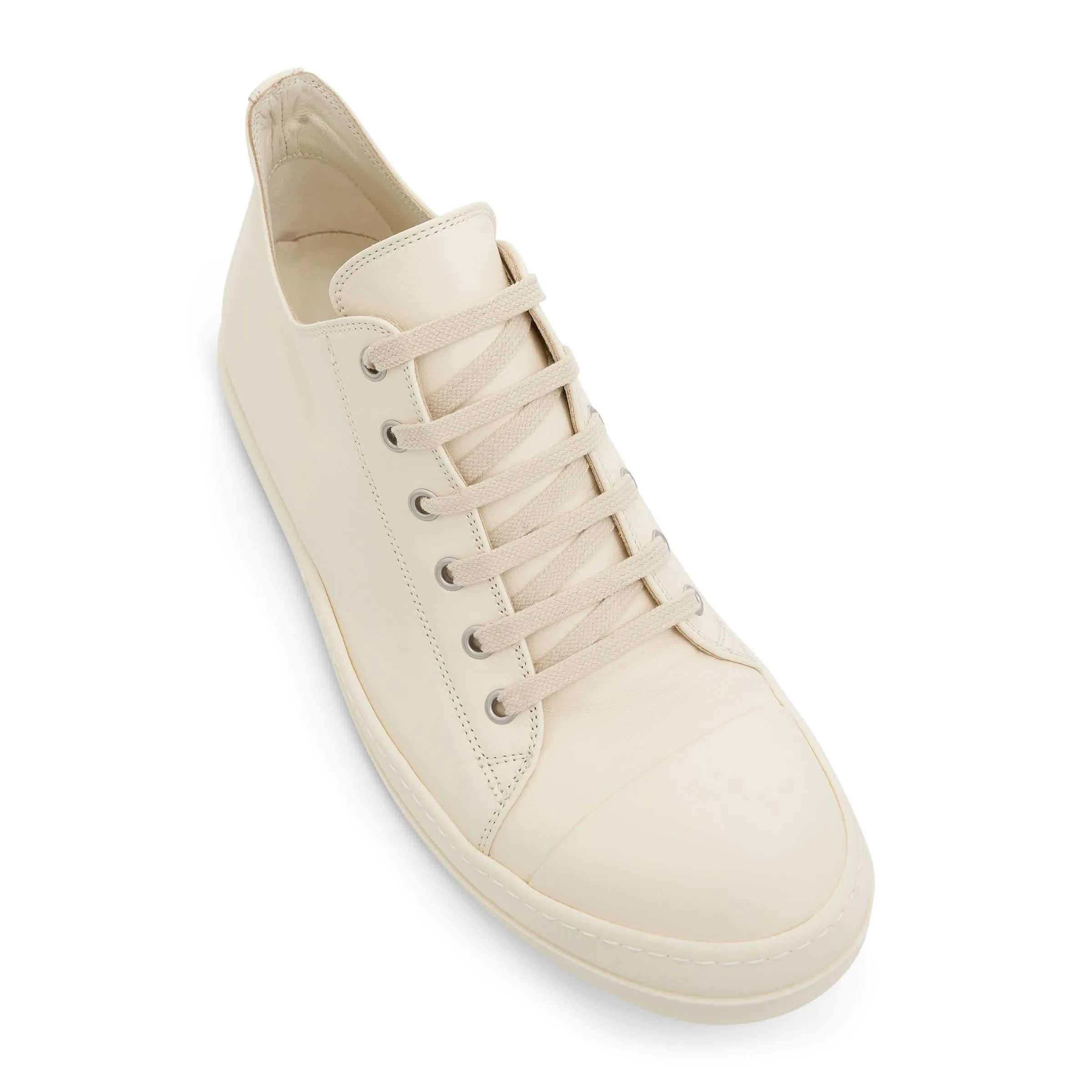 EDFU Low Leather Sneakers in Milk