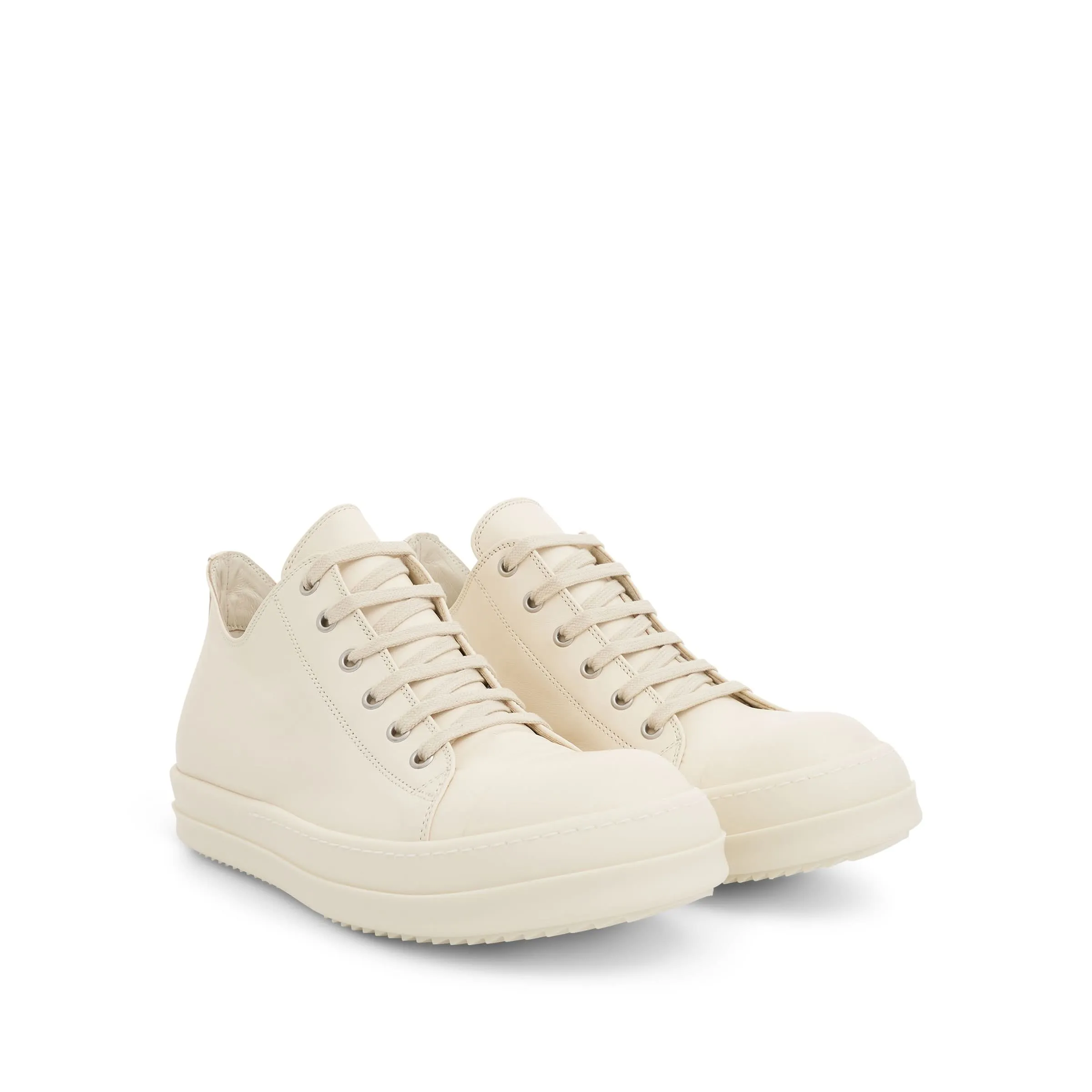 EDFU Low Leather Sneakers in Milk