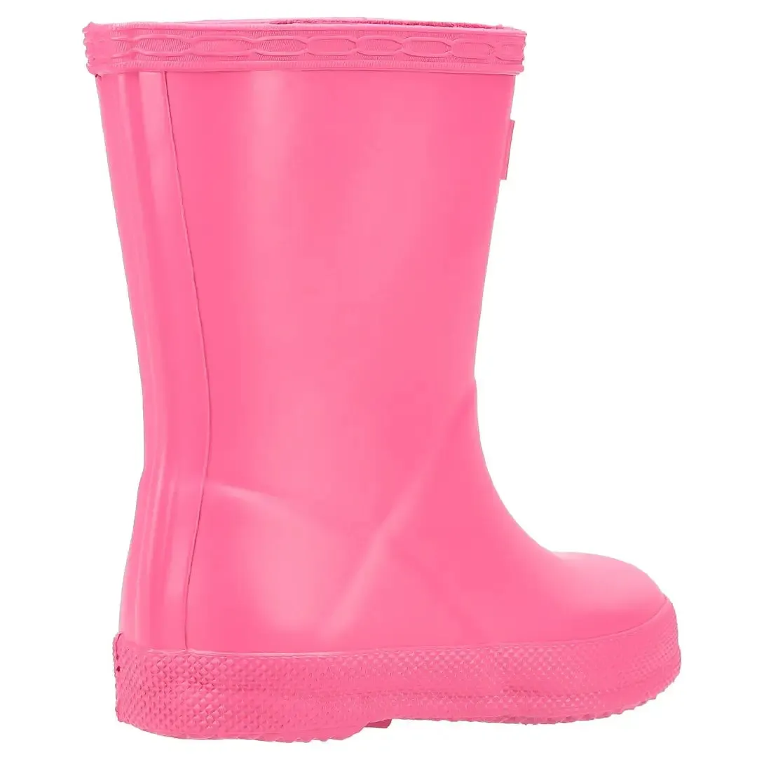 First Classic Wellington Boot - Bright Pink by Hunter