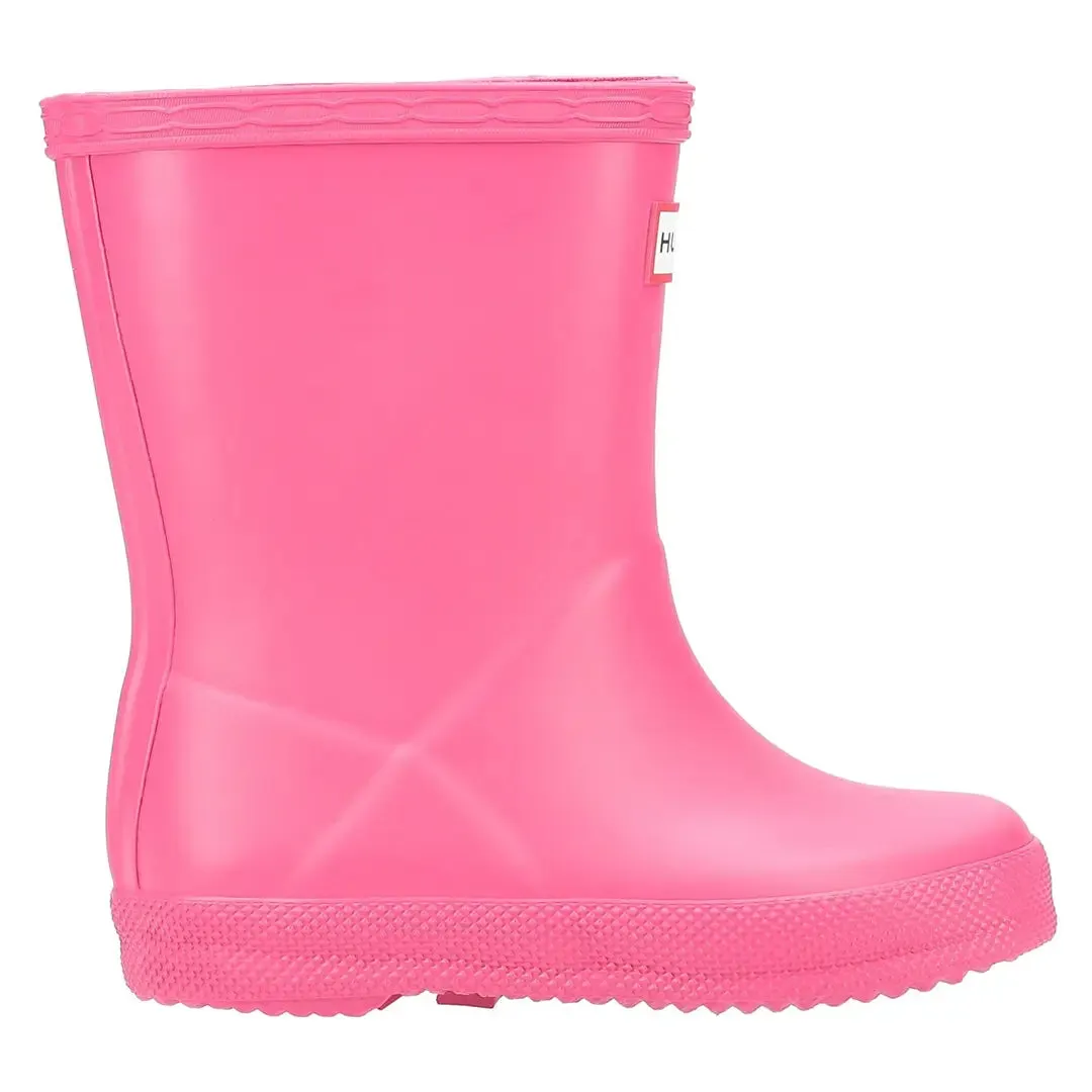 First Classic Wellington Boot - Bright Pink by Hunter