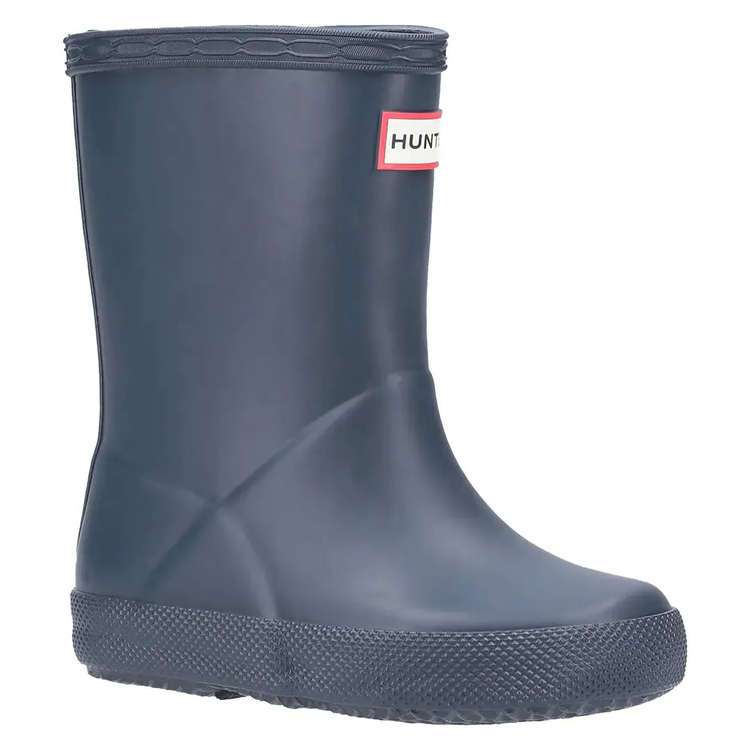 First Classic Wellington Boot - Navy by Hunter