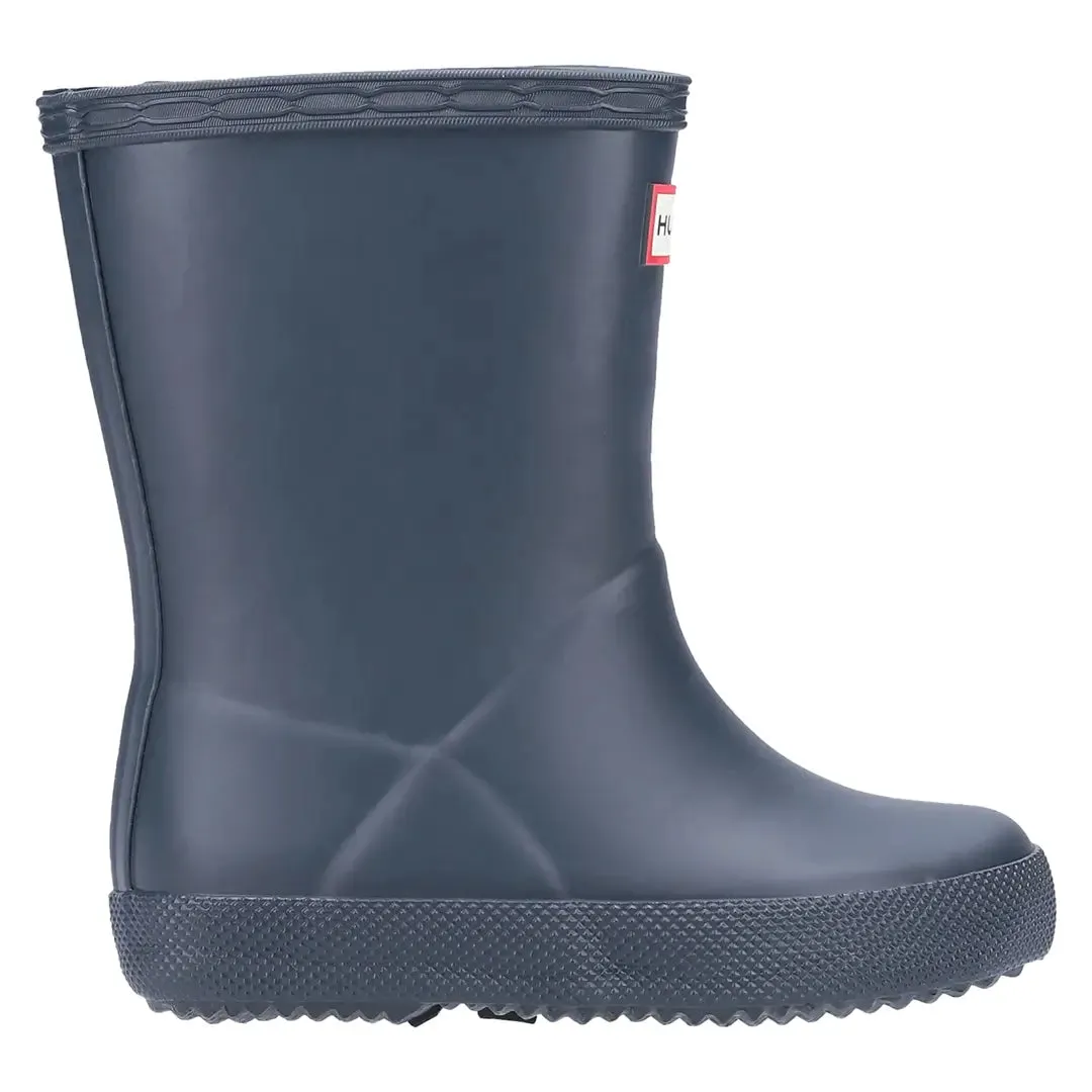 First Classic Wellington Boot - Navy by Hunter