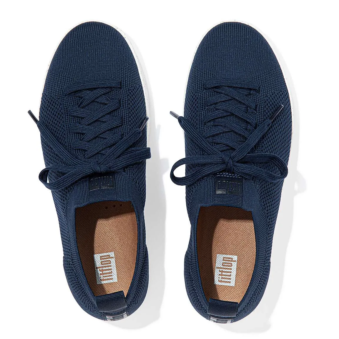 Fit Flop Multi-Knit Sneakers Rally E01 | Cream, Navy