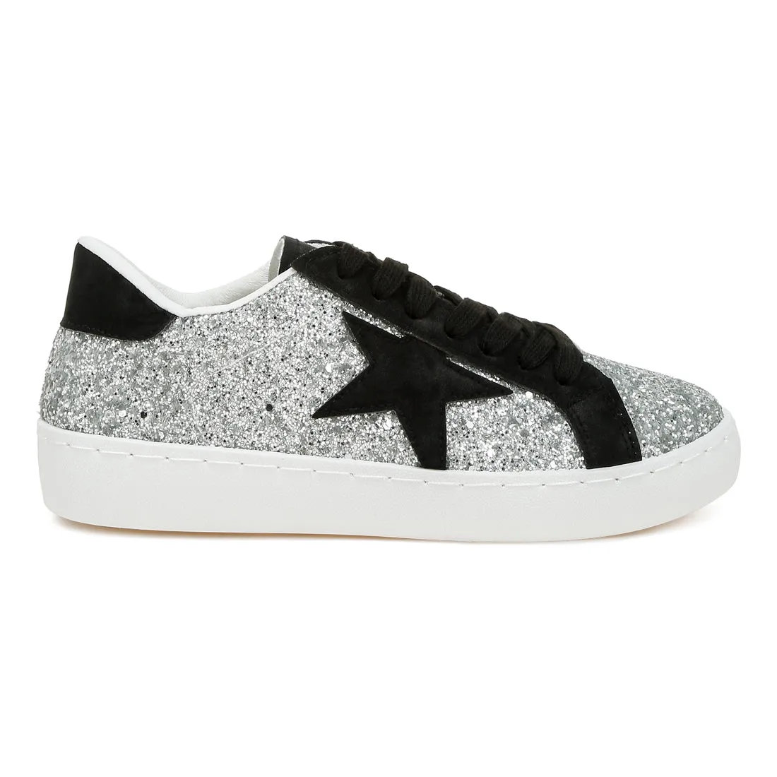 Glitter Star Chunky Sneakers