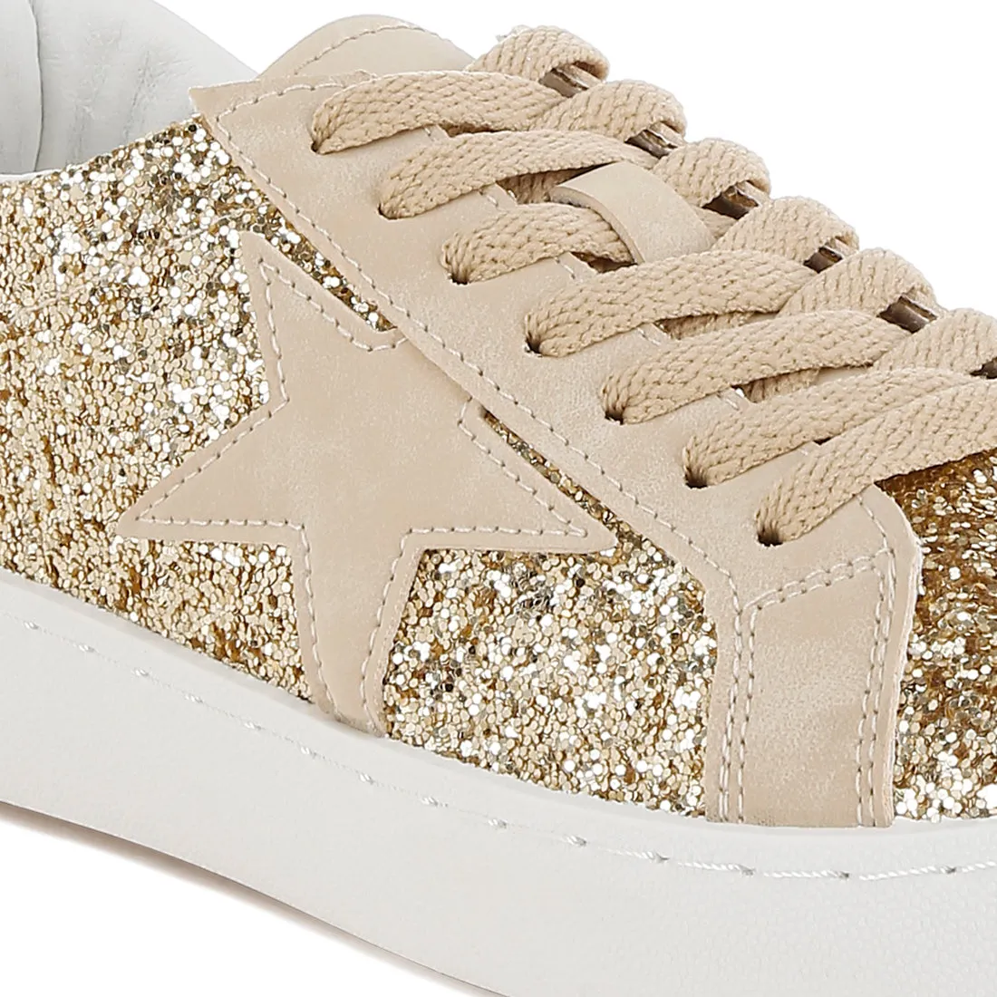 Glitter Star Chunky Sneakers