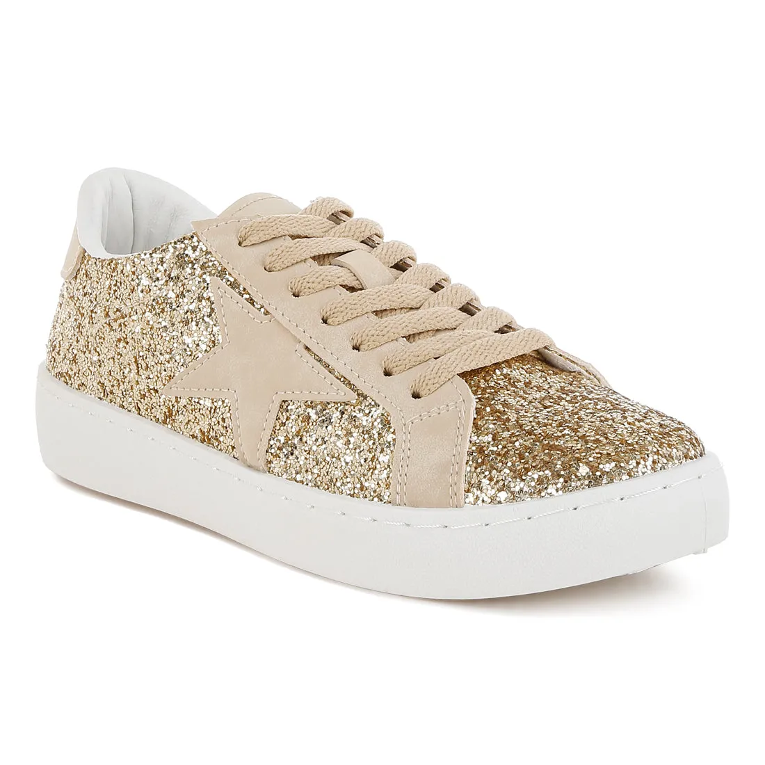 Glitter Star Chunky Sneakers