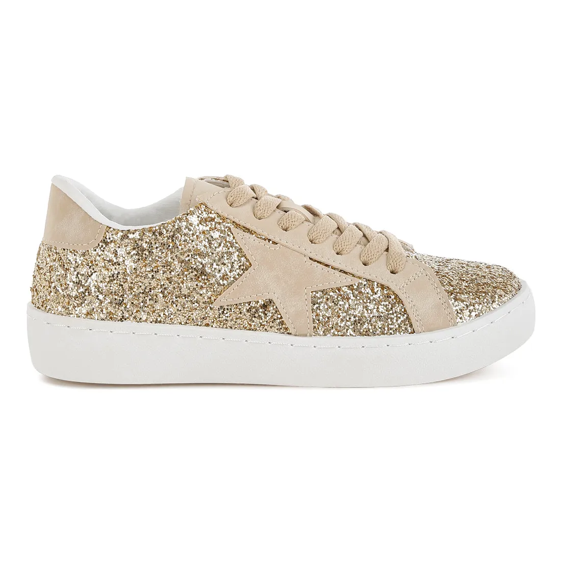 Glitter Star Chunky Sneakers