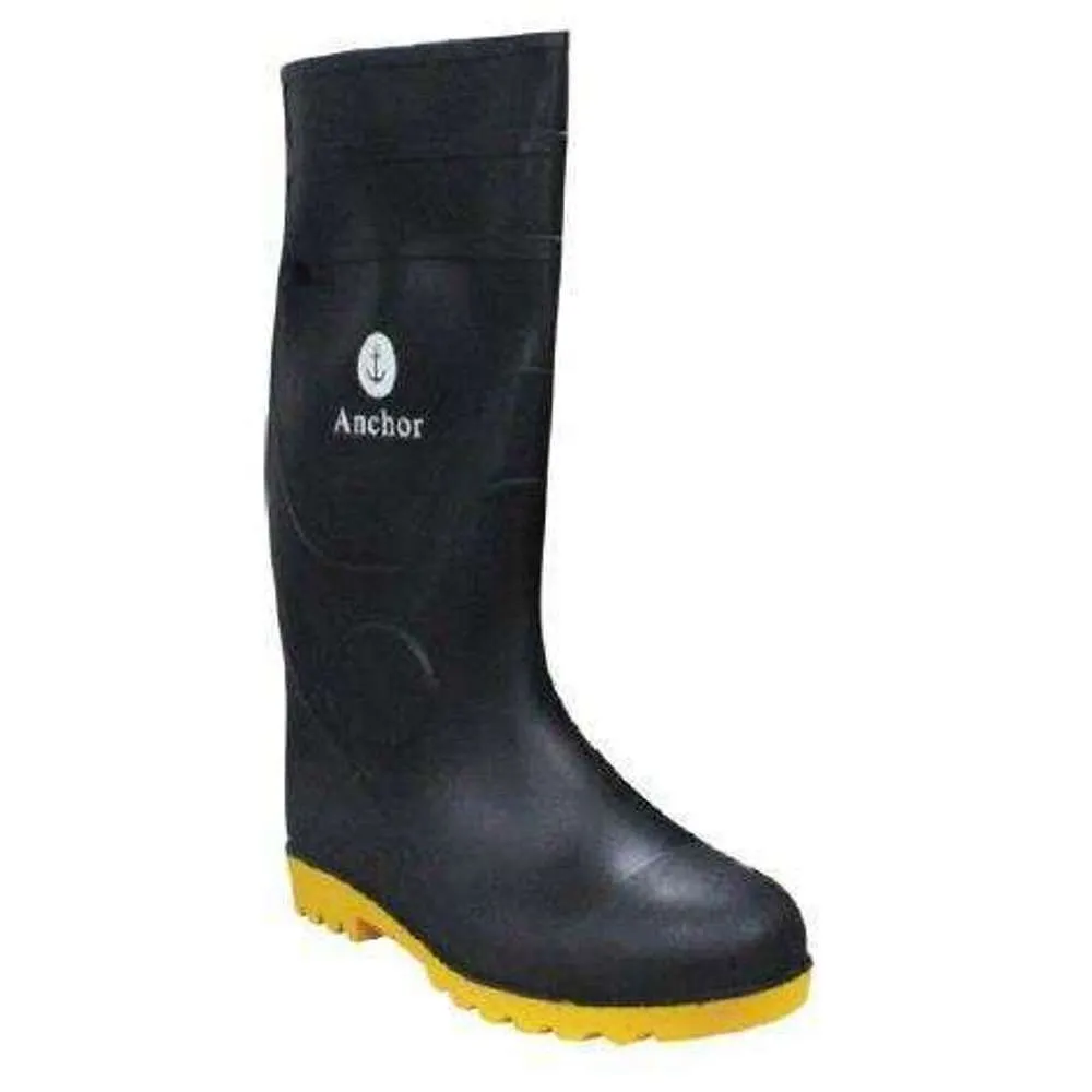 Gumboot H/Duty Yellow Sole Size 8/42