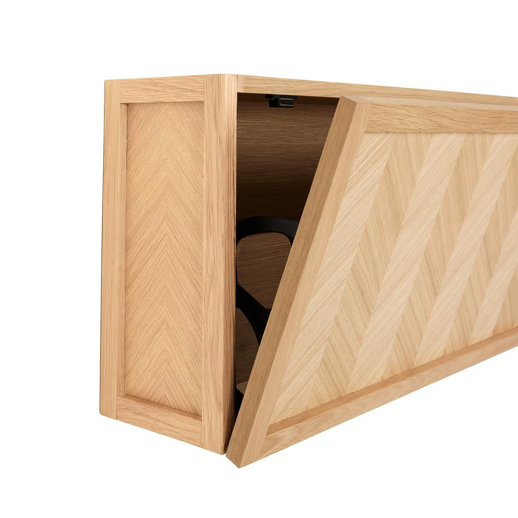 Herringbone Shoe Cabinet