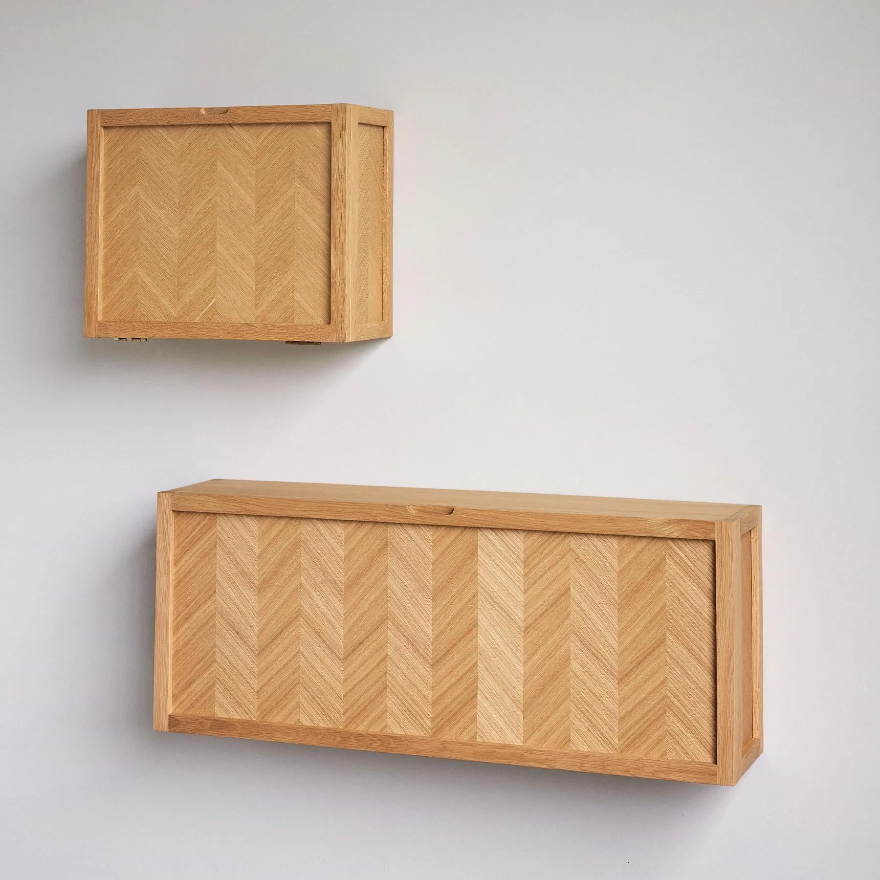 Herringbone Shoe Cabinet