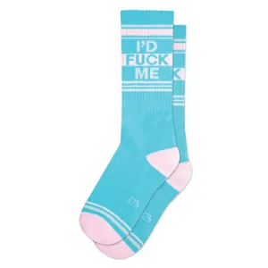 I'd Fuck Me Gym Socks - Pastel